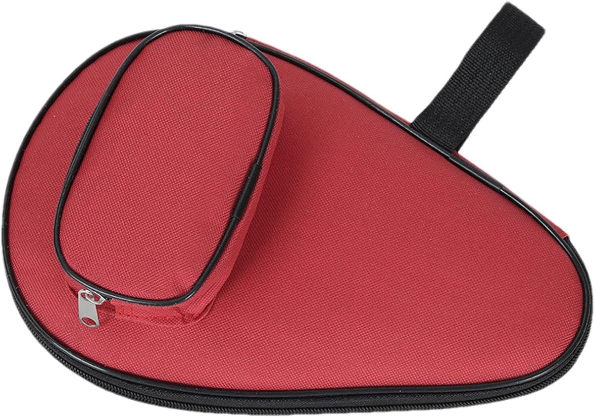 Tafeltennisracket Tas - Tennistas Paddle - Sportartikelen Opbergen - Waterdicht Ontwerp - 30 x 19 cm - Rood