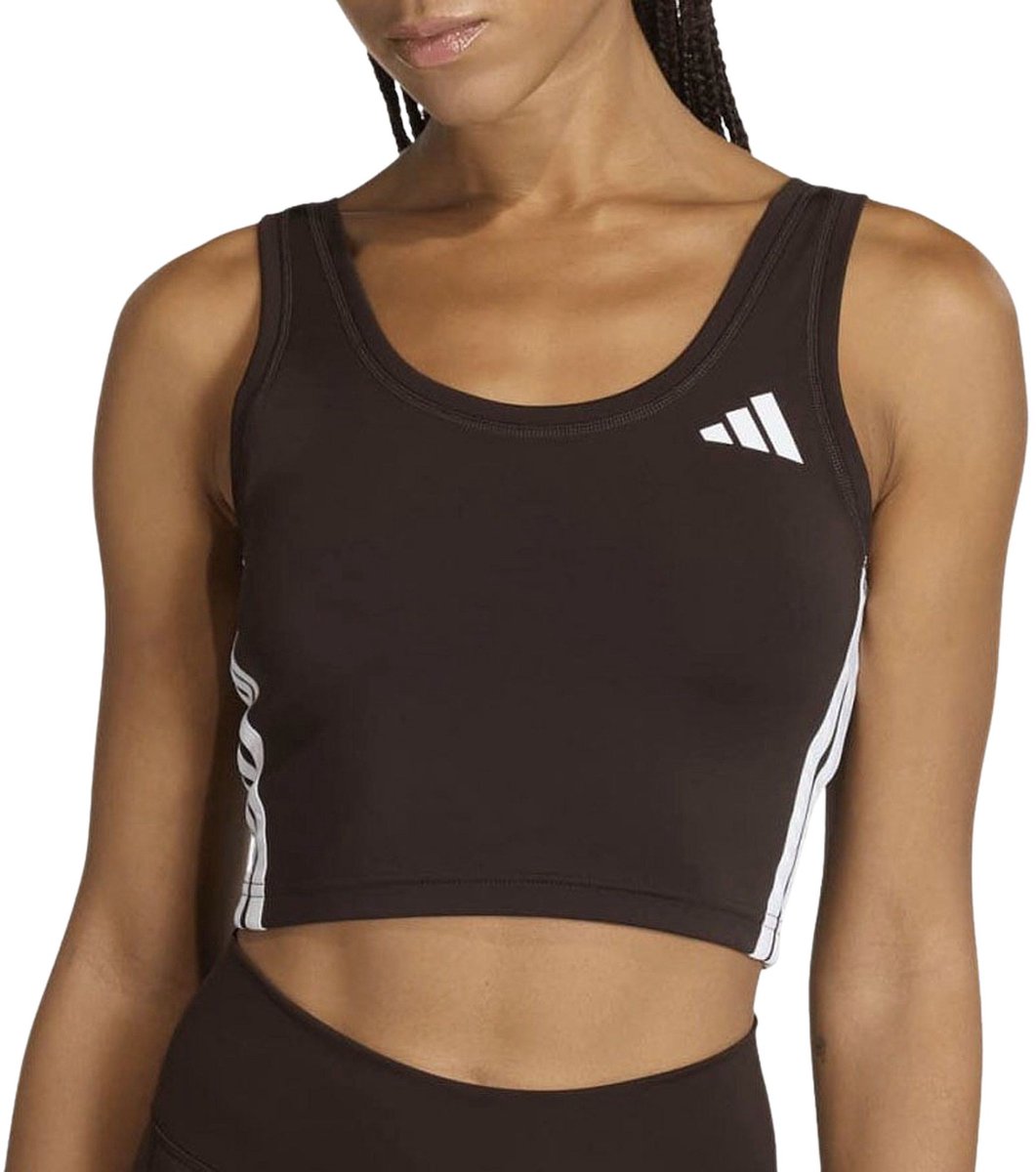 Adidas Essentials Crop Top Dames Bruin