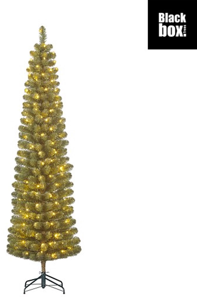 Charlton Pilar x-mas tree led green warm white 180L TIPS 409 with timer & dimmer - h230xd58cm