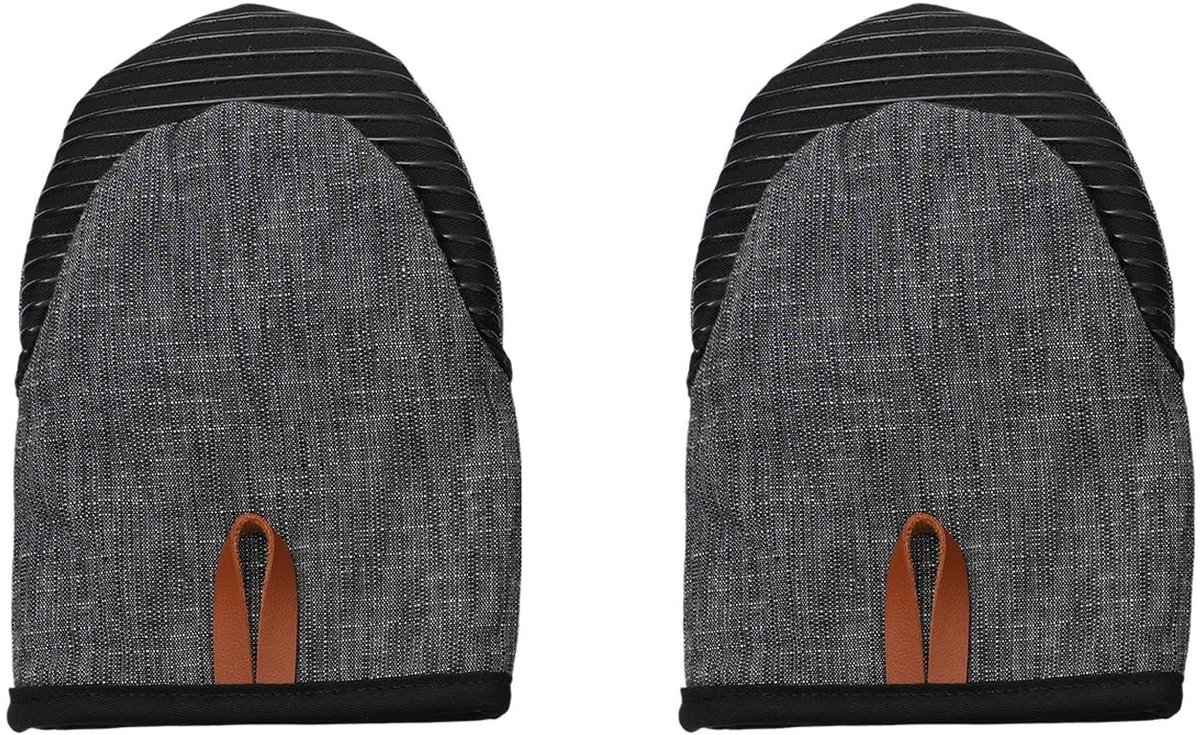 Omgoods - Set van 2 Antislip Ovenwanten en Pannenlappen - Hittebestendig tot 250 °C