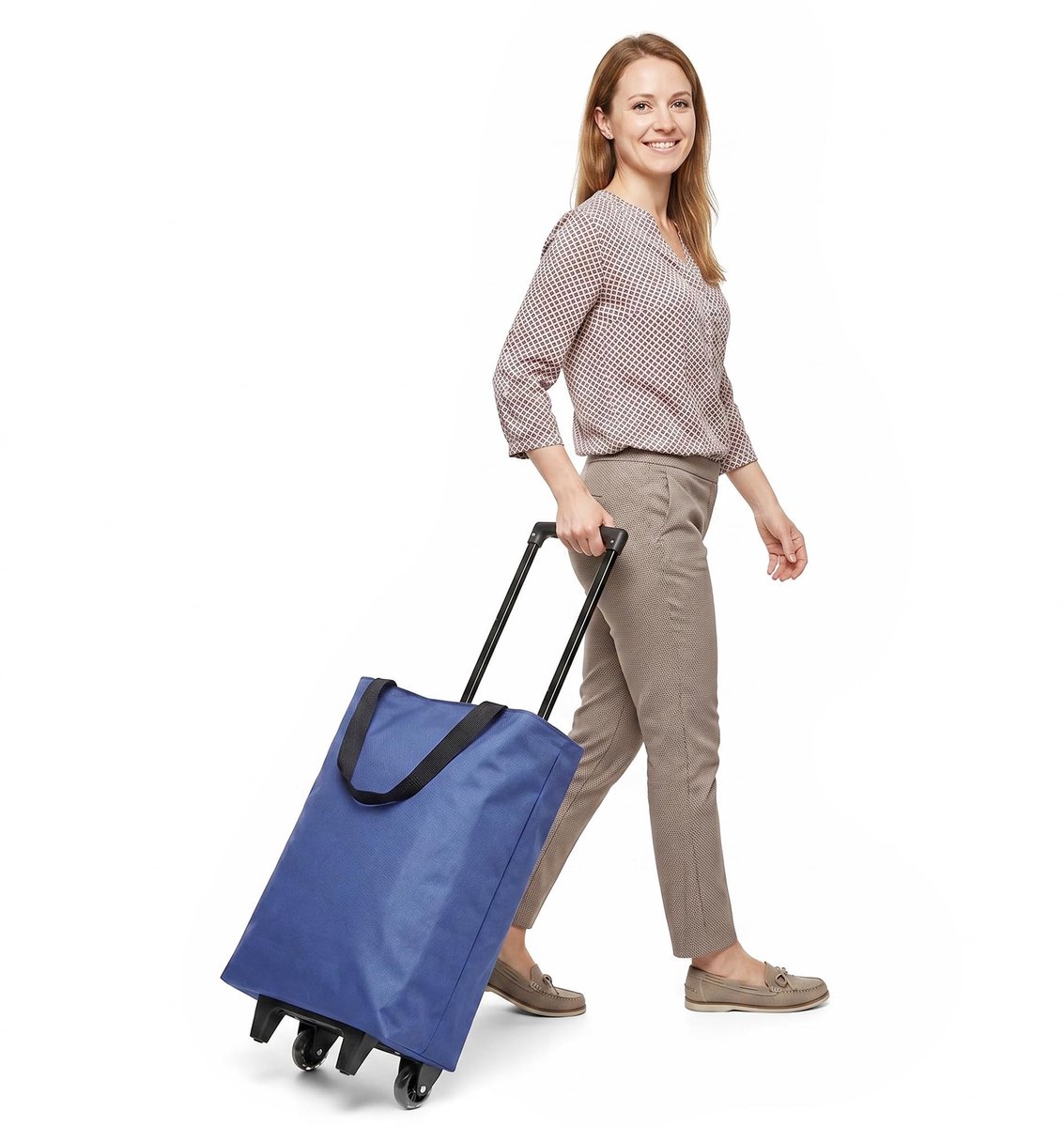 Omgoods - 2-in-1 Boodschappentrolley 30L Waterdicht en Opvouwbaar