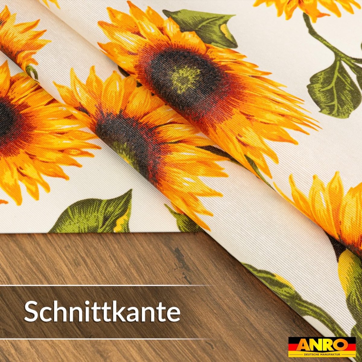 Omgoods - Afwasbaar Tafelkleed Zonnebloemen Ovaal 220 x 140 cm Waterafstotend