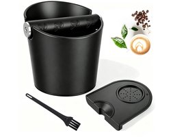 Omgoods - Knock Box voor Koffie met Geluidsdempende Rubber en Antislip Basis