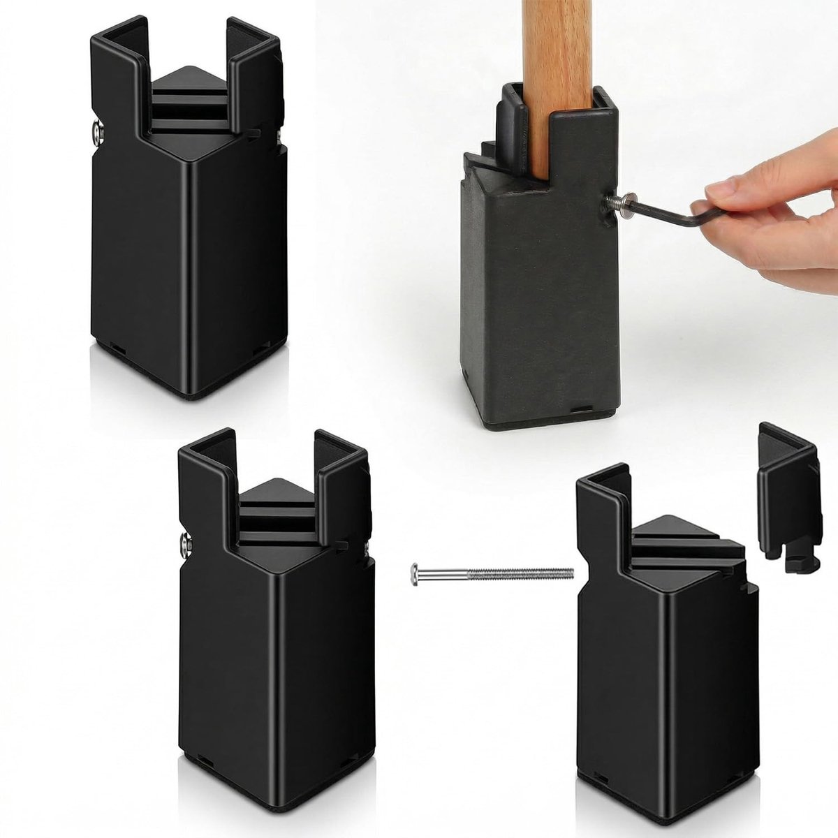 Omgoods - Furniture Riser voor Meubelpoten met 10 cm Hoogte