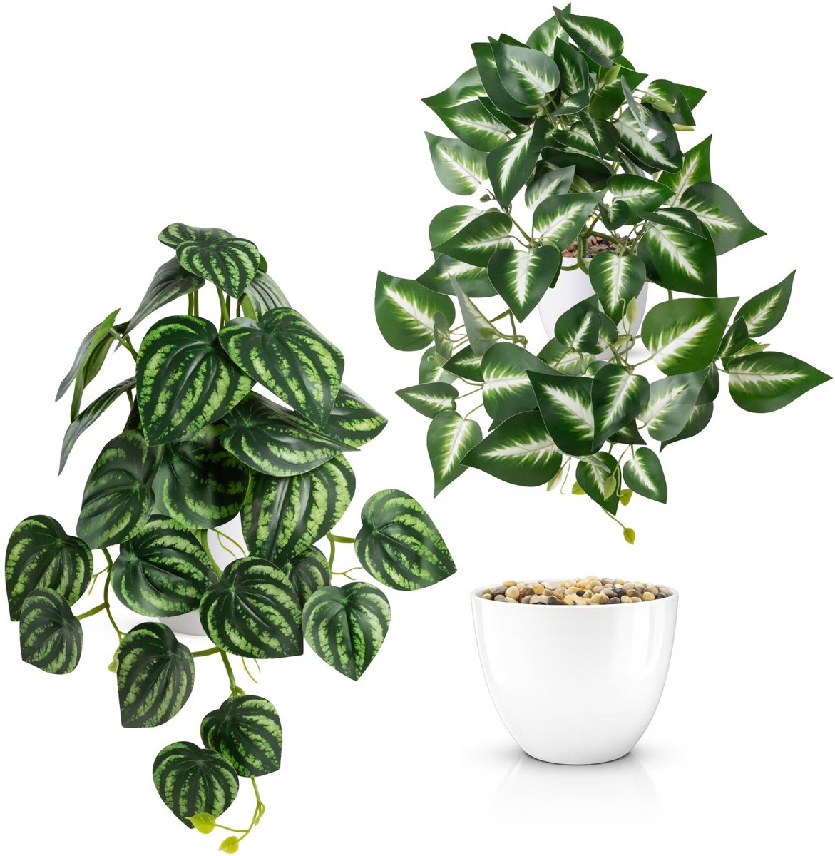 Omgoods - Set van 2 Kunstplanten voor Binnen