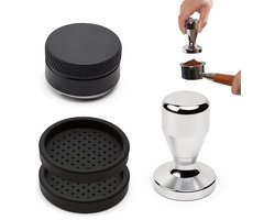 Omgoods - Koffiestamper van Roestvrij Staal met Siliconenmat