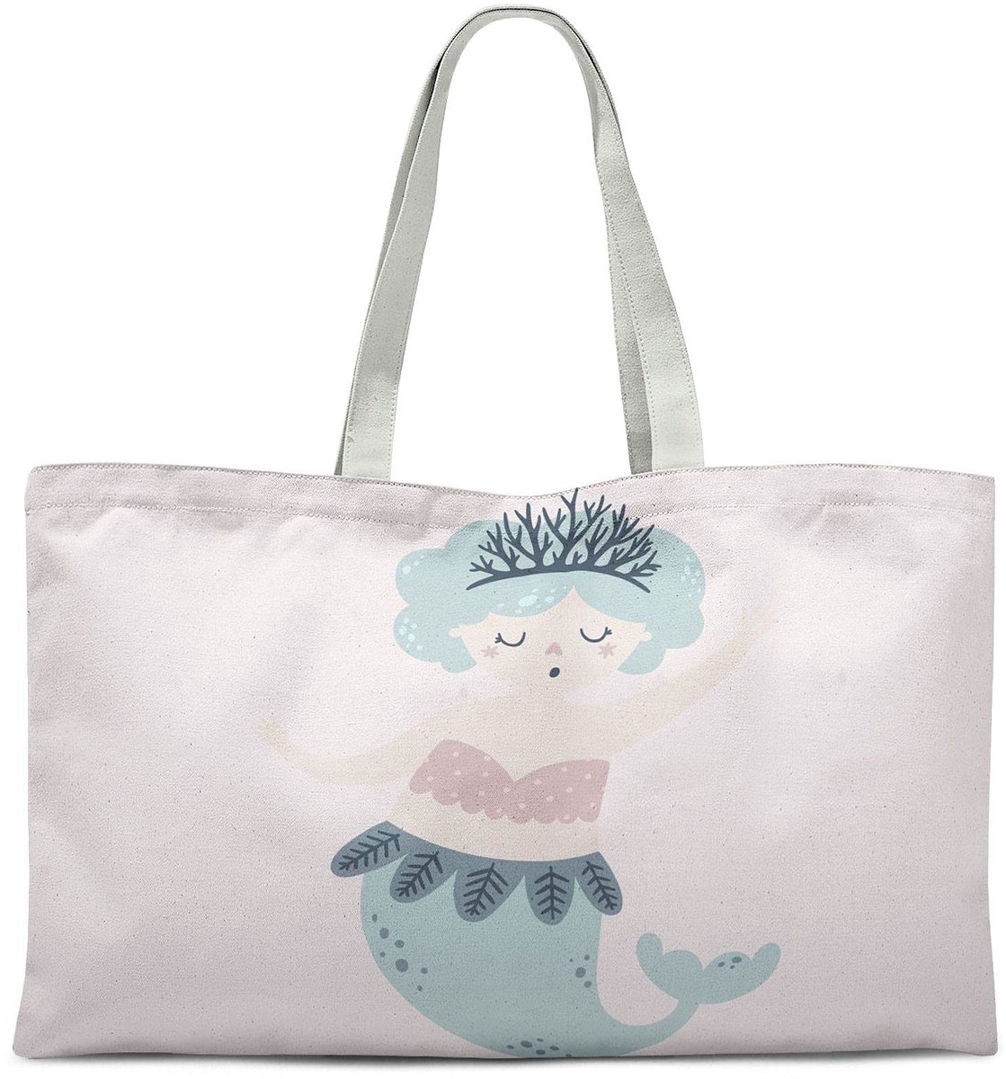 Omgoods - Herbruikbare Katoenen Draagtas 47x42 cm, Eco-vriendelijk en Opvouwbaar