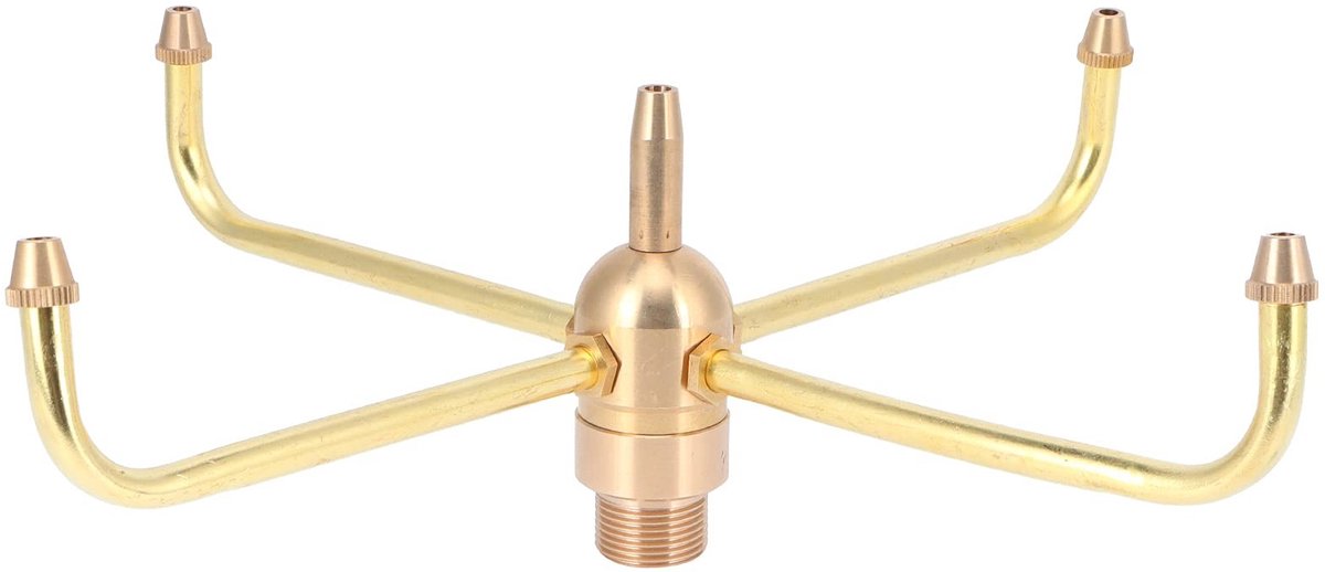 Omgoods - 4-Arms Brass Fountain Spray Nozzle voor Tuin