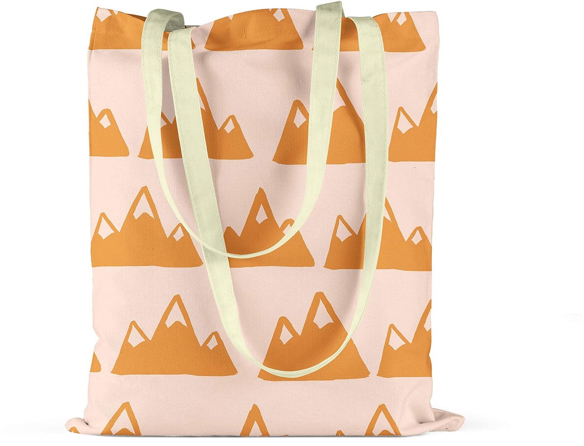 Omgoods - Herbruikbare Tote Bag van Canvas met Handvatten