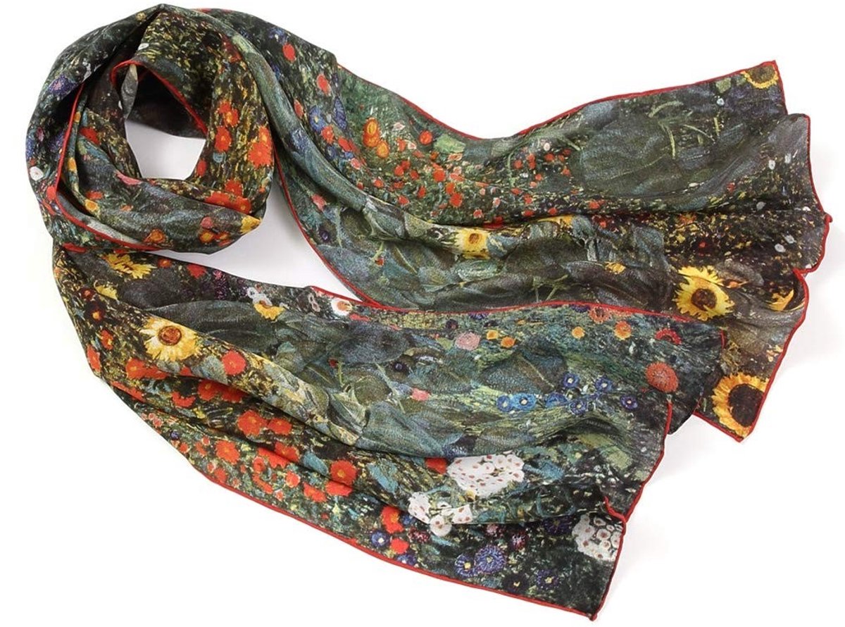 Omgoods - Vrouwen Sjaal met Kunstzinnige Print