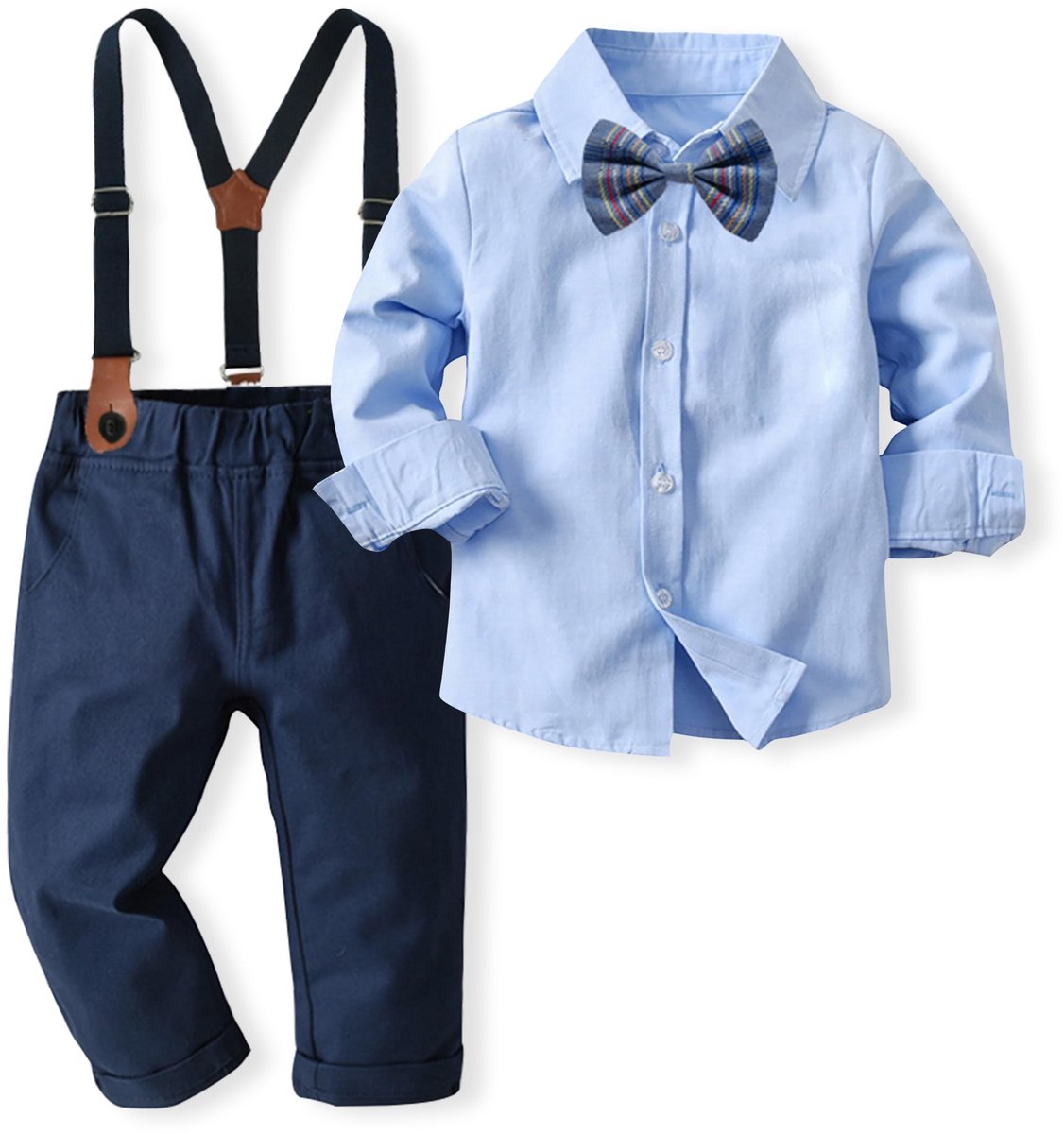 Omgoods - Baby Kleding Set met Strik en Draagriemen