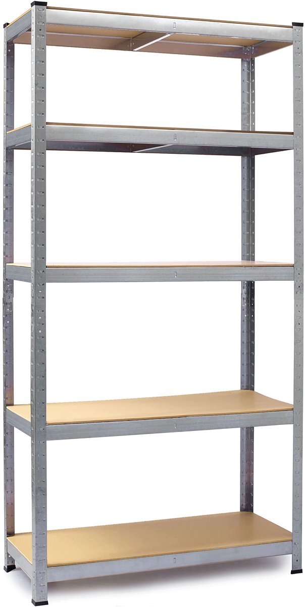 Omgoods - Opbergrek met 5 Planken en Hoog Laadvermogen tot 500 kg