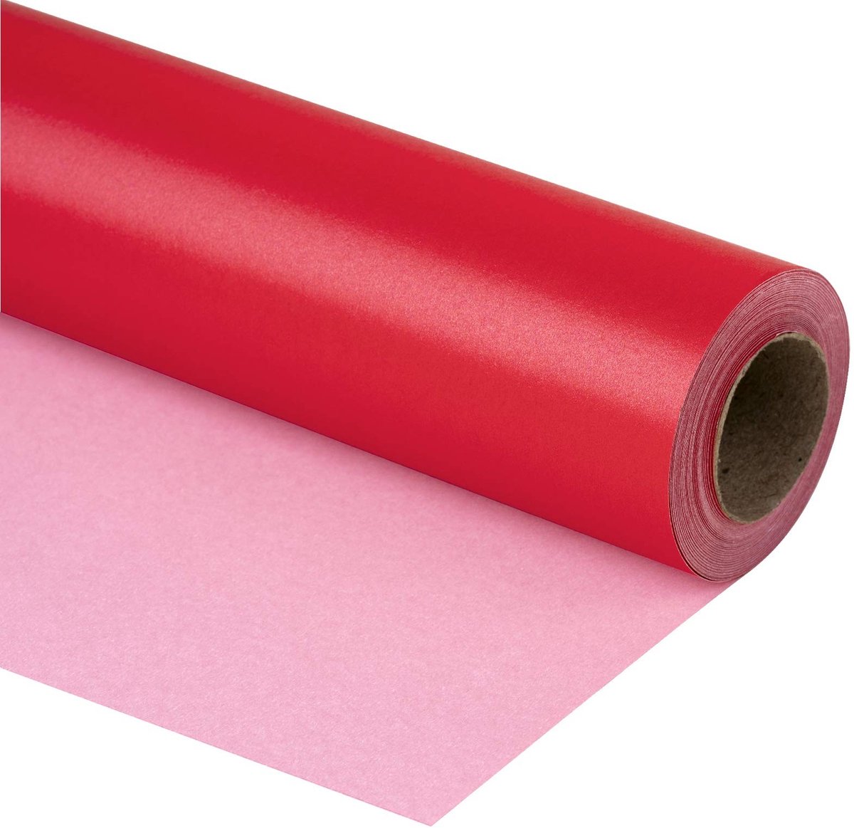 Omgoods - Rode Cadeaupapier Rol 76 cm x 10 m, Perfect voor Feestdagen