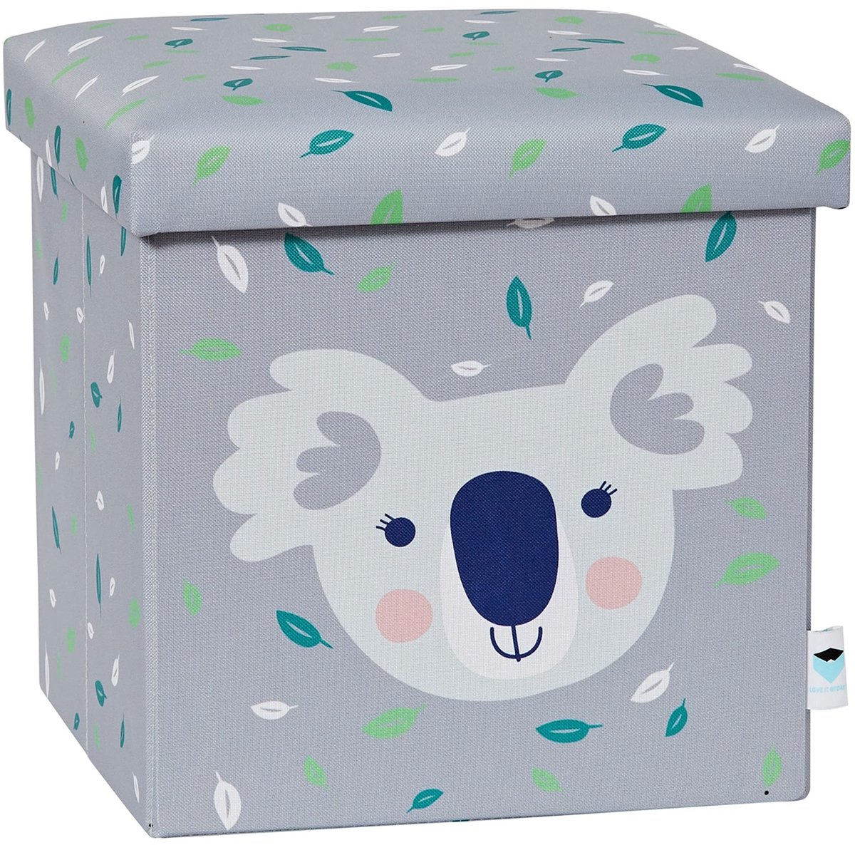 Omgoods - Opbergkruk met Comfortabele Zitting en Koala Design