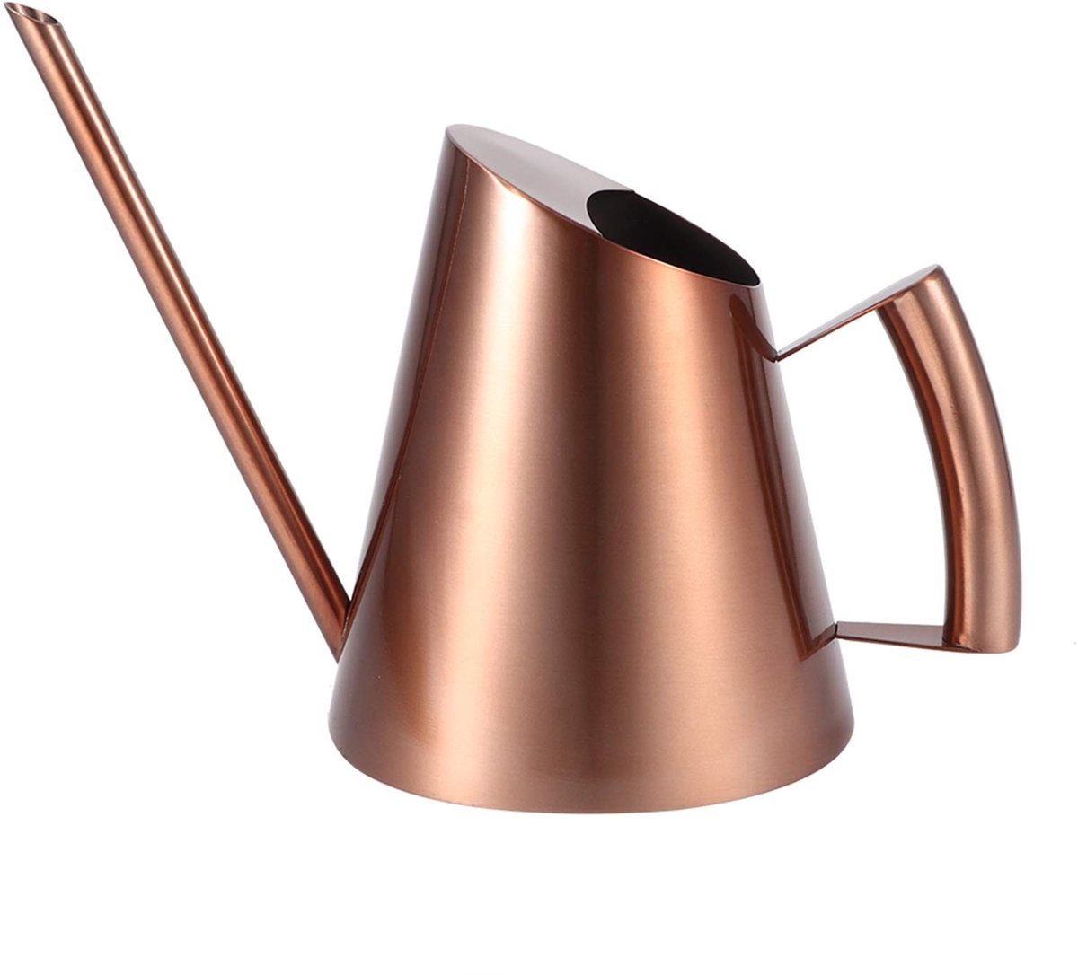 Omgoods- Gieter 900 ml - Roestvrij Stalen Gieter - Precisiegieter voor Binnen - Gieter met Lange Uitloop - Modern Design - Geschikt voor Kamerplanten - Plantenbewateringssysteem