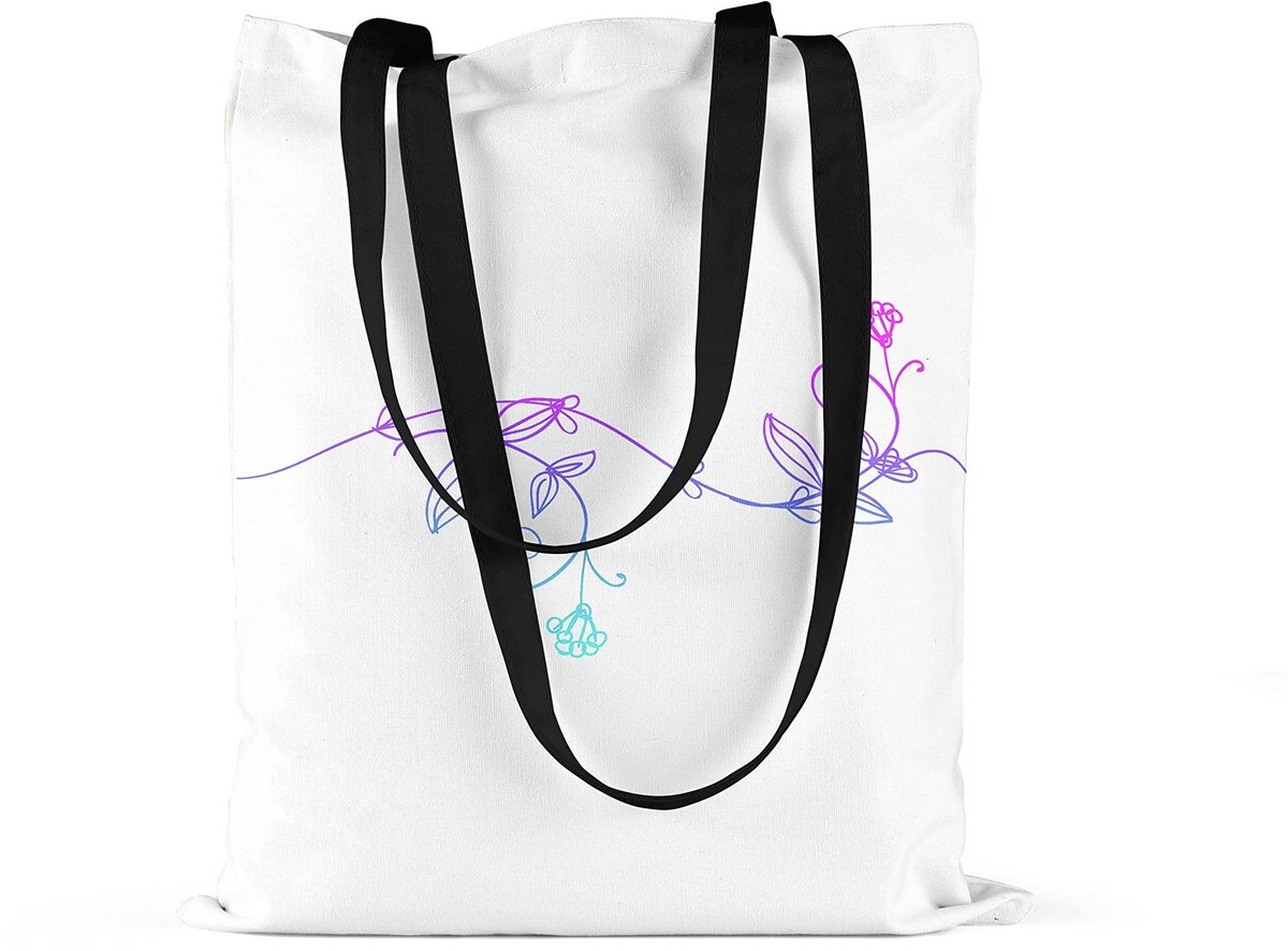 Omgoods - Herbruikbare Katoenen Draagtas met Handvatten 34x40 cm