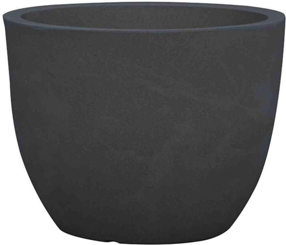 Omgoods - Bristol Plant Pot Ø 45 cm in Zwart Graniet