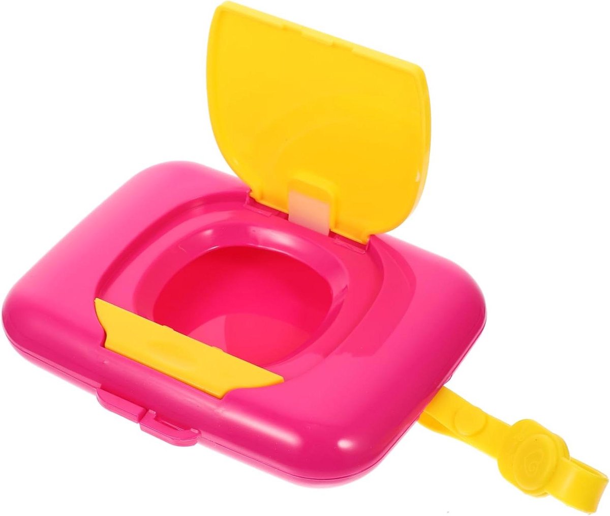 Draagbare Doekjes Houder - Dispenser Babydoekjes - Onderweg Hygiëne - Voorkomt Uitdroging - 2 Stuks - Paars