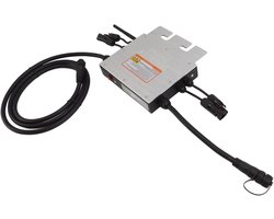 Grid Tie Omvormer - Zonne-energie Inverter - Energie Opwekken - Breed Spanningsbereik - 700W - Zilver