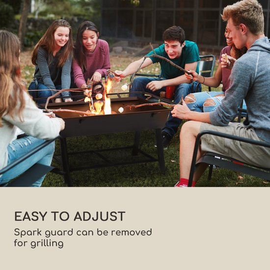 Blumfeldt 2-in-1 Rotisserie BBQ - Houtskoolgrill met Draaispit voor Kip en Speenvarken, RVS Grillrooster, Vonkenscherm en Regenhoes van Blumfeldt — afbeelding 5
