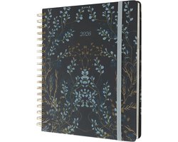 SnelShoppen - Kokonote Academische Agenda 2026 Weekoverzicht - Nuit Florale | Academische Planner 2026 Met Stickers & Tabs, Studenten Essentials Voor
