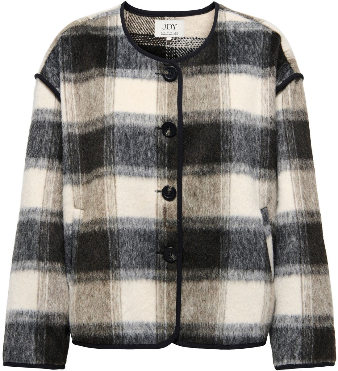 JDY - JDYSALOME L/S BRUSHED JACKET WVN EXP - Dames - Gewatteerde jassen