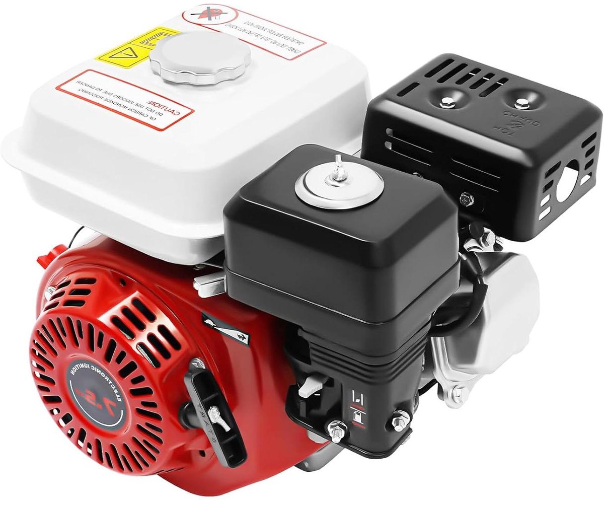 Benzinemotor 4-takt - Industriële motor - Machines Aandrijven - Zware belasting - 75 pk - Rood