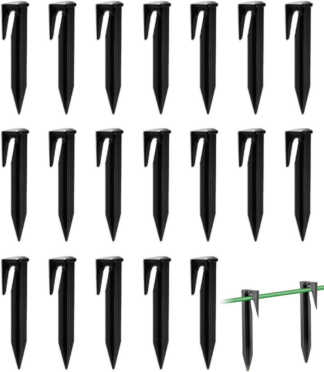 50 stuks bevestigingsnagels voor robotmaaiers, haringen voor begrenzingsdraad en grastrimmers