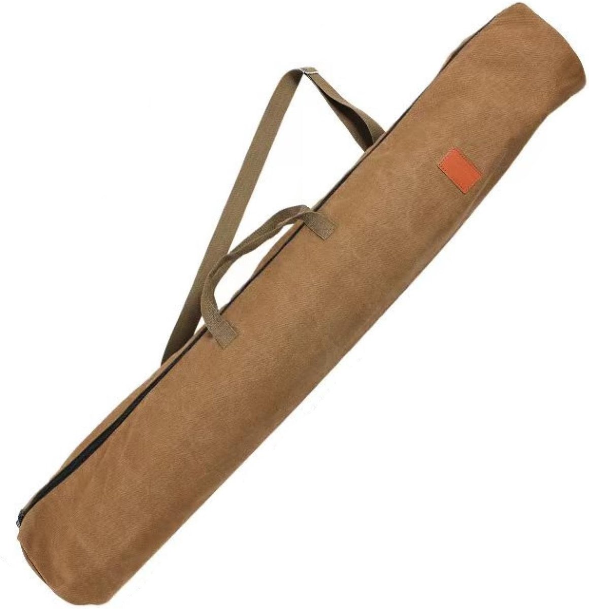 Hengeltas Rod Case Viskoffer Fuderal, Vissende hengeltas met schouderband, Grote capaciteit visserijtas, Canvas, Lange visserijtas, S, Casual
