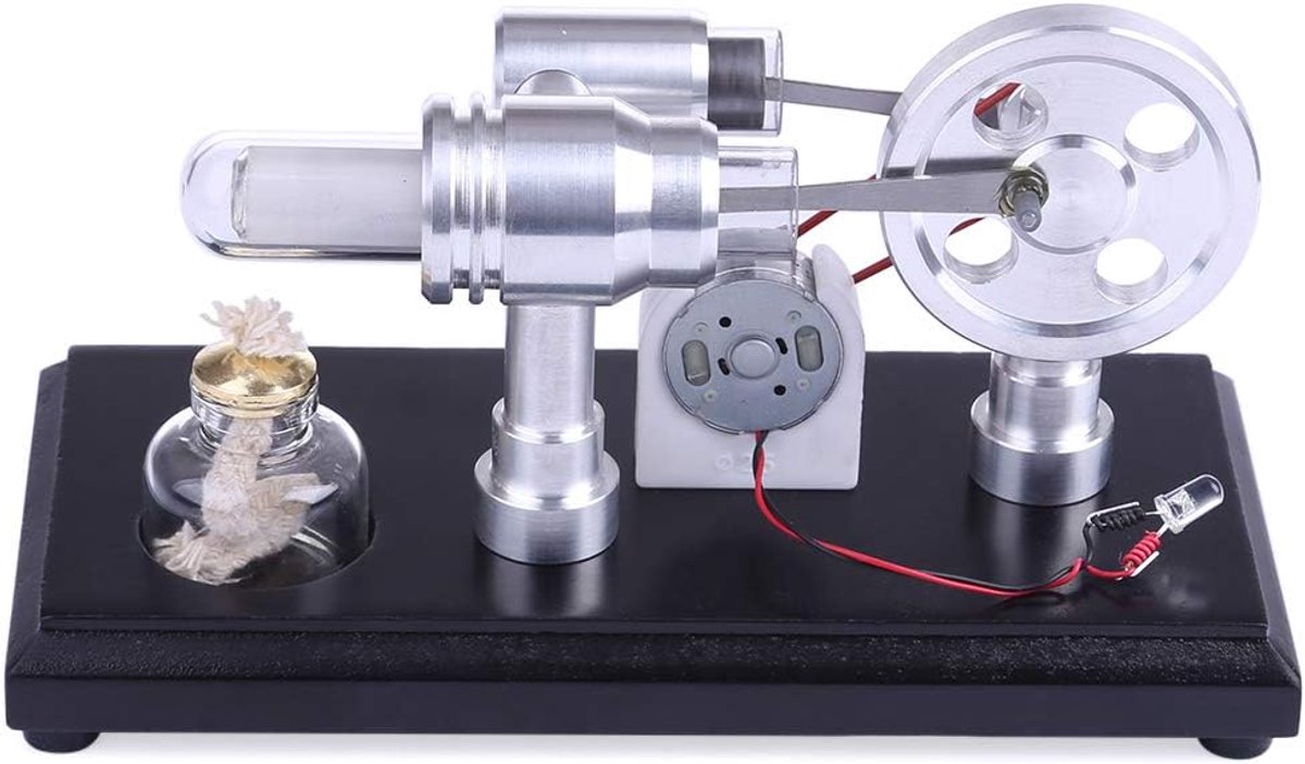 Sterling Engine Kit Sterling Motor Pedagogisch Speelgoed Verjaardagscadeau Kinderen en Techniek Liefhebbers