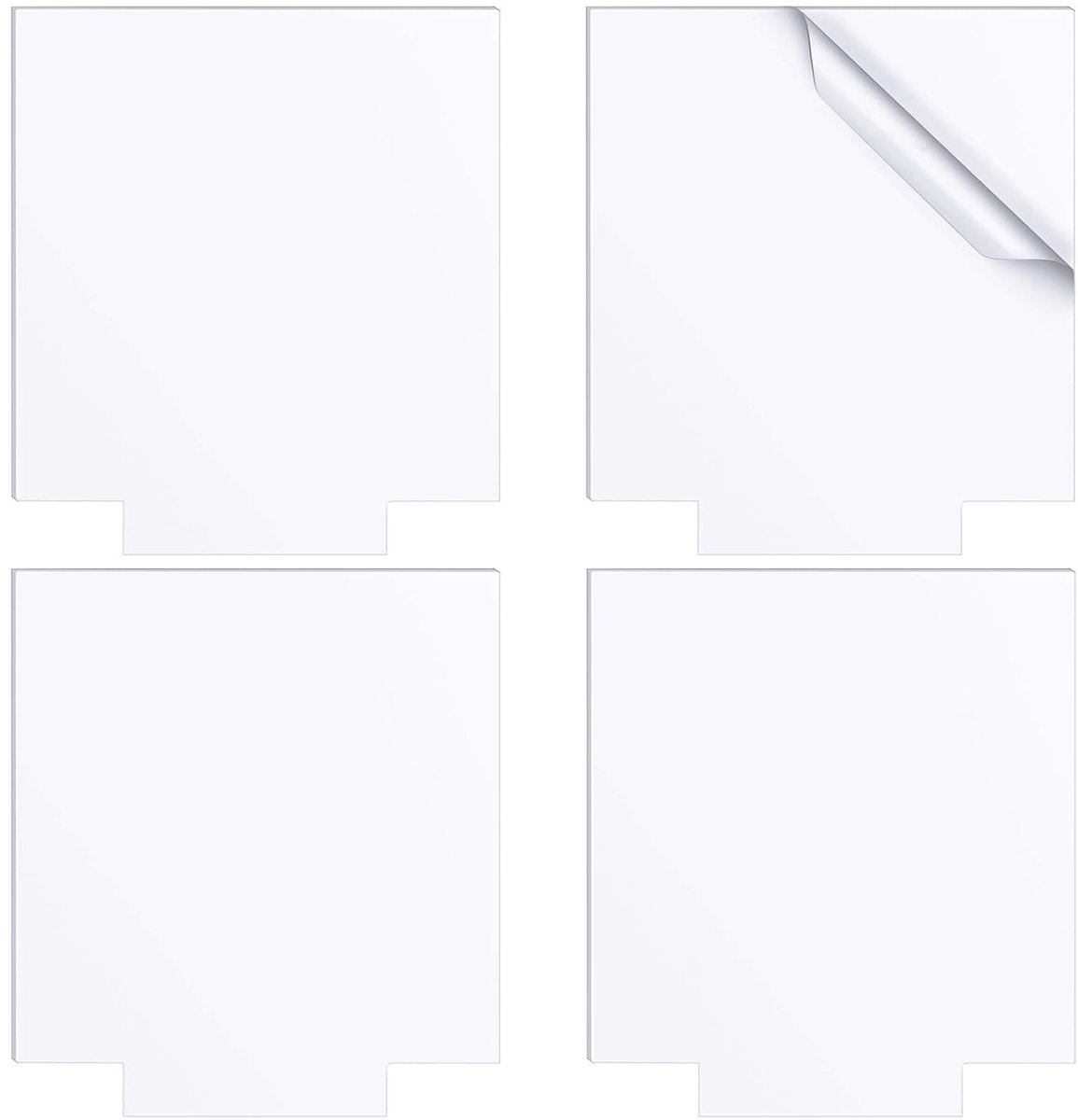 Plastic Acryl Panel Transparant Acryl Board met Beschermend Papier voor LED Licht Bases Tekenen DIY Ambachten