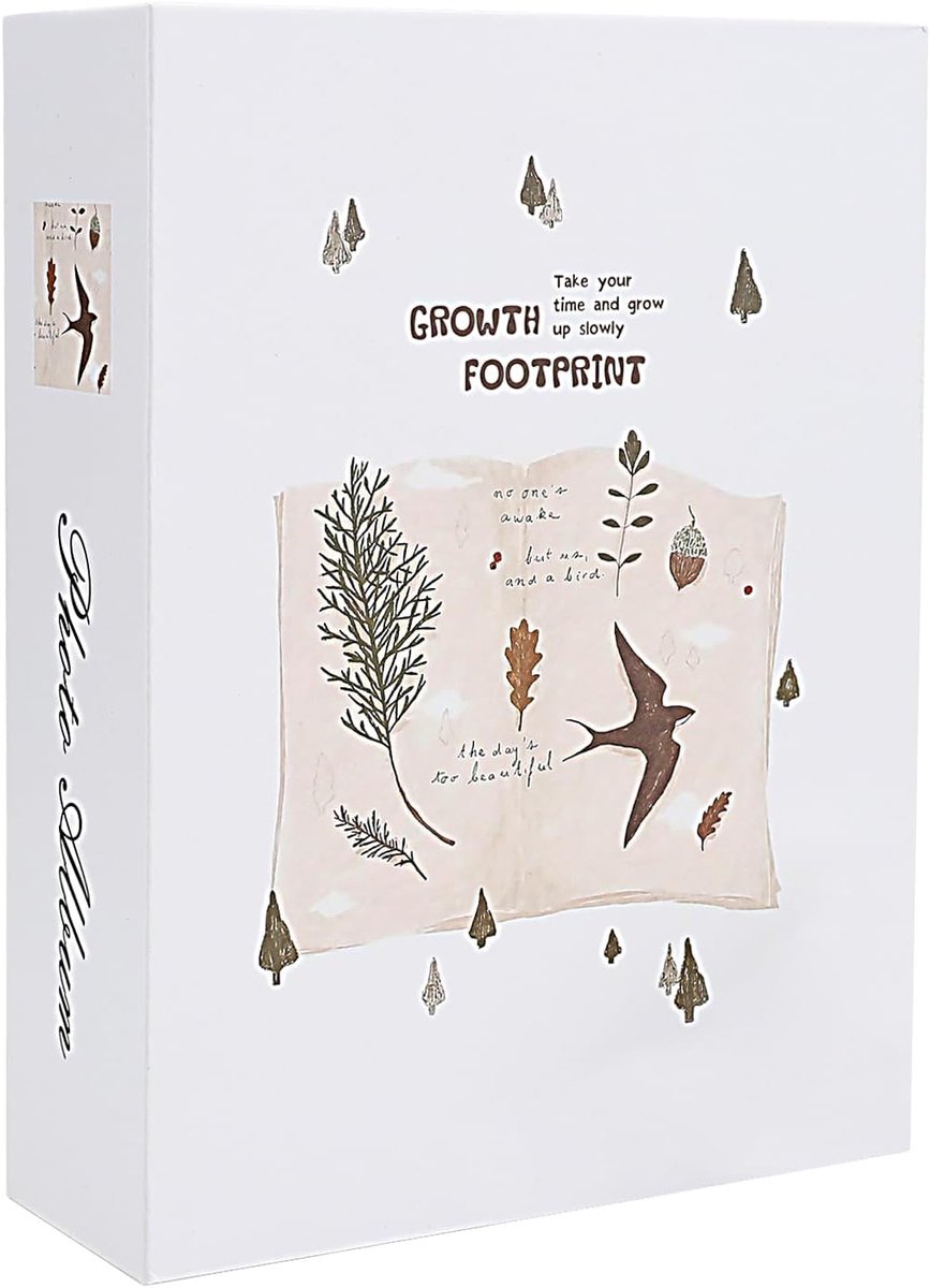 Insteekalbum 10 x 15 cm voor 100 foto's - mini-fotoalbum - voor het vastleggen van de groei van kinderen - ShopVlot