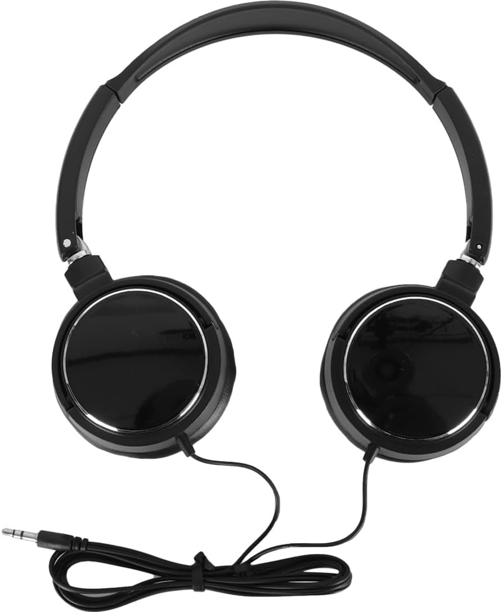 SnelShoppen - Over-Ear Bedrade Hoofdtelefoon voor Volwassenen, Stereo HiFi Muziek Hoofdtelefoon Vouwbaar Compact, Lichtgewicht en Comfortabel voor Thu