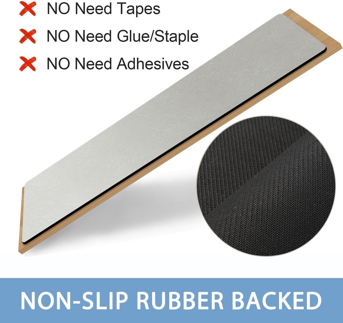 Trapmatten, trapmatten, antislip, zelfklevend, traptapijt, rechthoekig, antislip, traptapijt voor kinderen en huisdieren, grijs, 76 x 20 cm, 15 stuks