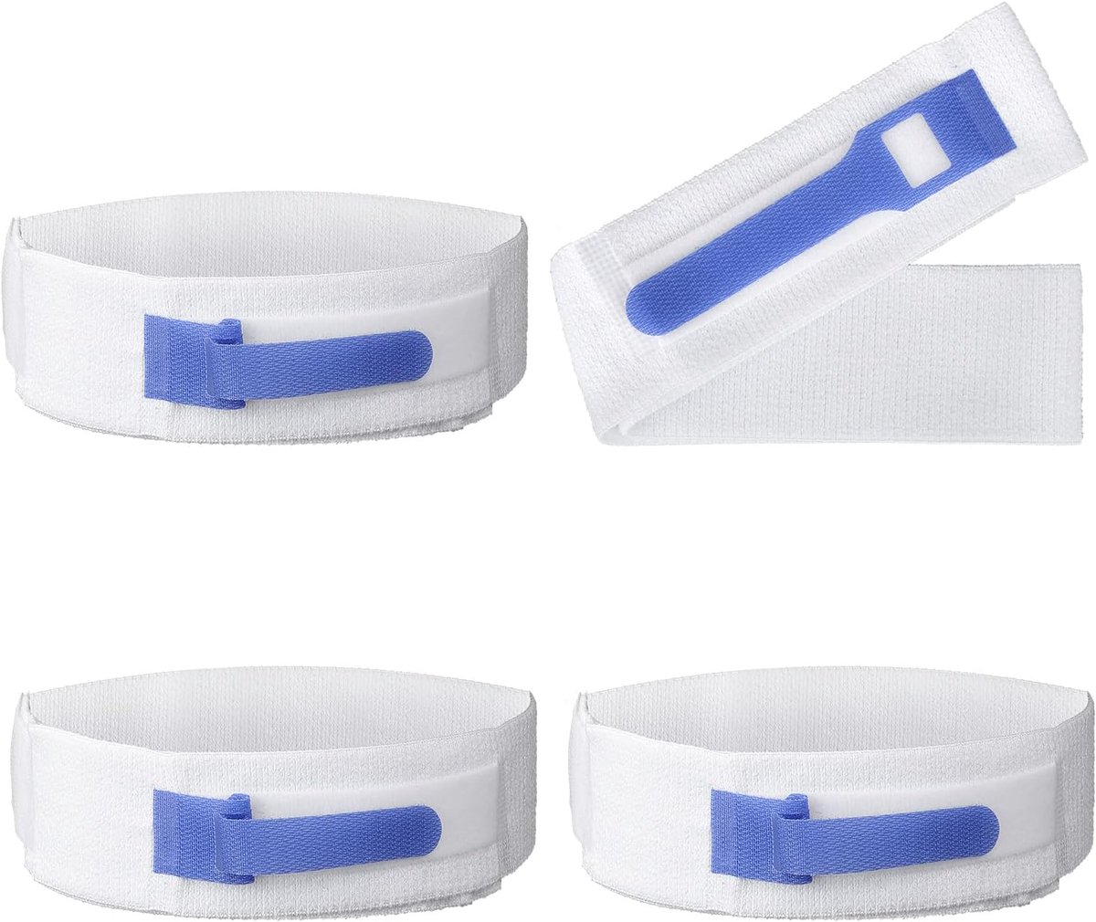 4st Foley Katheter Beenbandjes met Antislip Nylon, 63x5cm Polyester Urinekatheterhouder voor Veilige Buisstabilisatie en Comfortabel Dragen