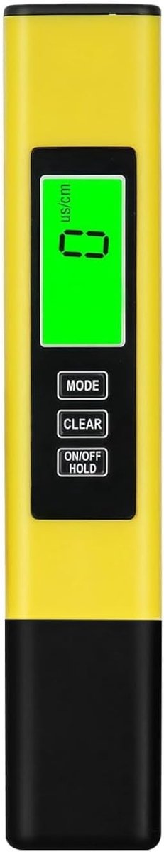 3-in-1 TDS-meter met EC en temperatuurmeter | Meetbereik 0-9999ppm, snel nauwkeurig watertestapparaat, watertester, voor water, planten, aquaria, drinkwater