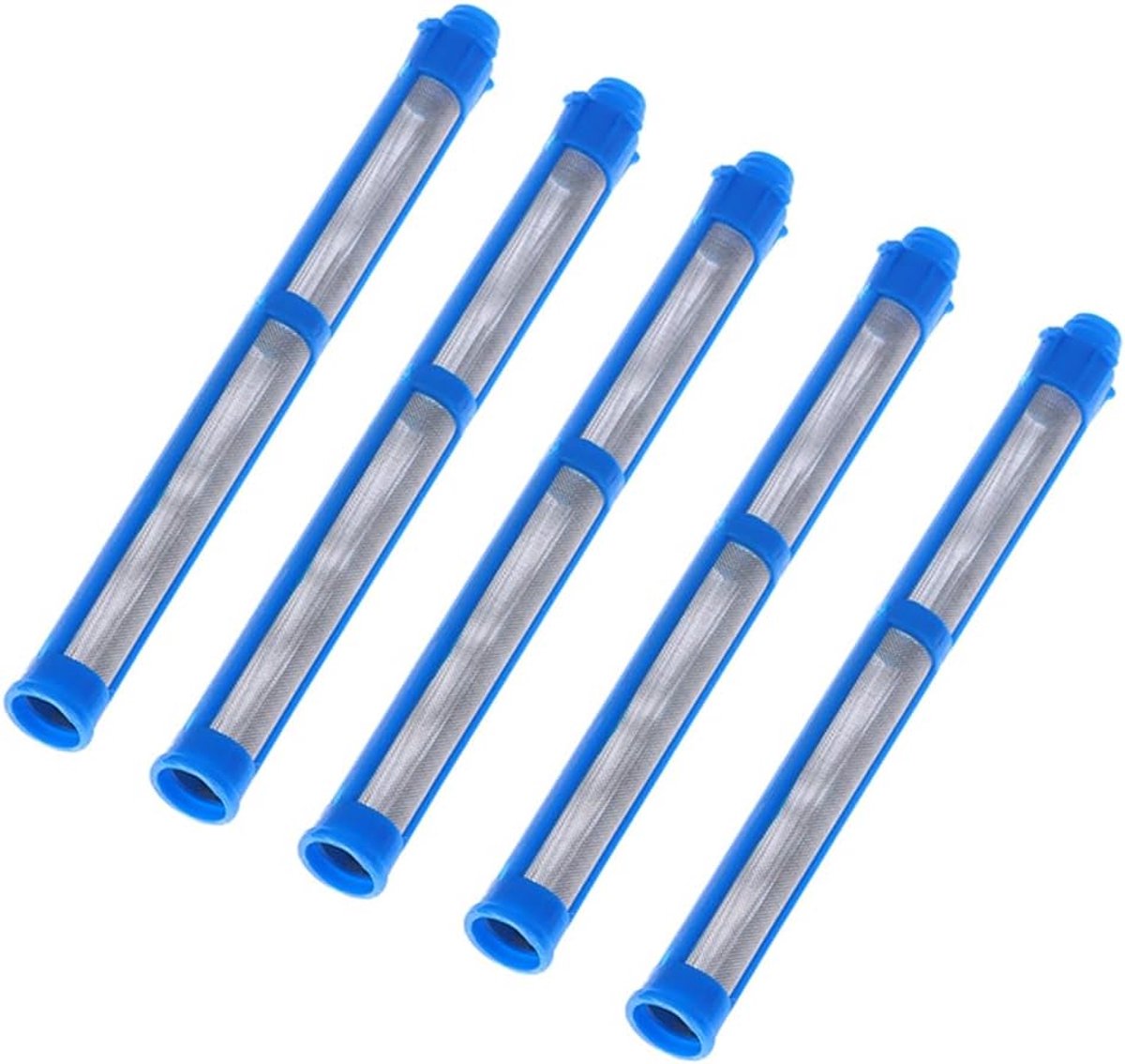 SnelShoppen - 5 Stuks 100 Mesh Airless Spuitpistool Filter Elementen, RVS Mesh Vervangfilters voor Airless Spuitpistool, Geschikt voor Spuitpistool 28