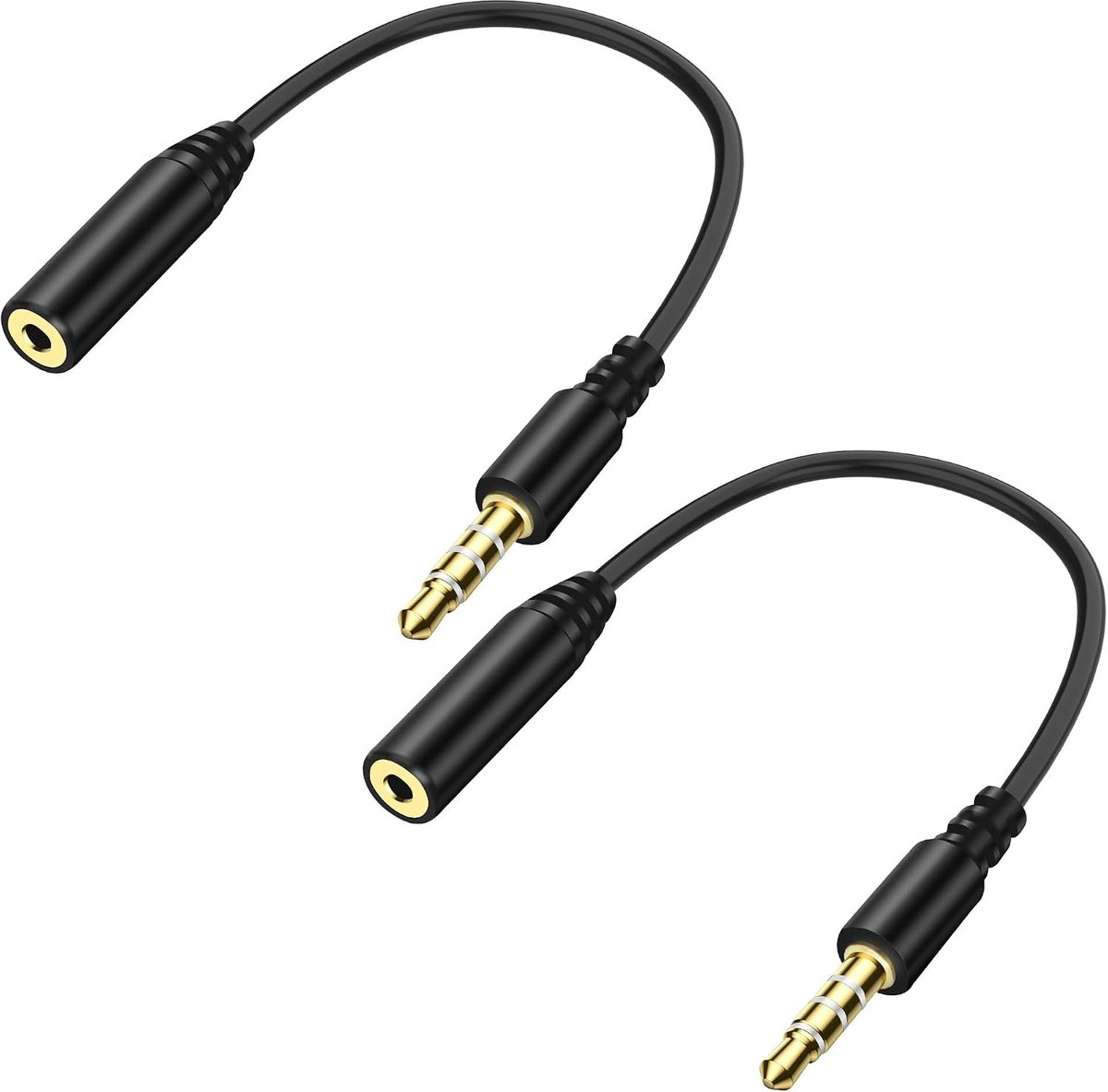XMSJSIY 2.5mm to 3.5mm adapter 3.5mm 1/8" plug to 2.5mm jack 4-pin audio stereo adapter headphone cable plug for - ShopVlot