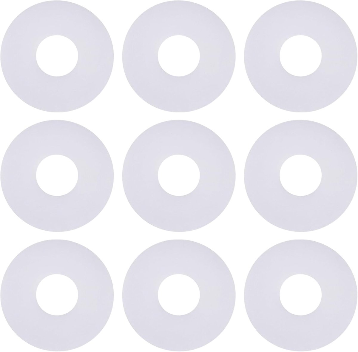 O-ring gasket 50Pcs 6mm - PTFE wit - voor drag reel - ideaal voor onderhoud - ShopVlot