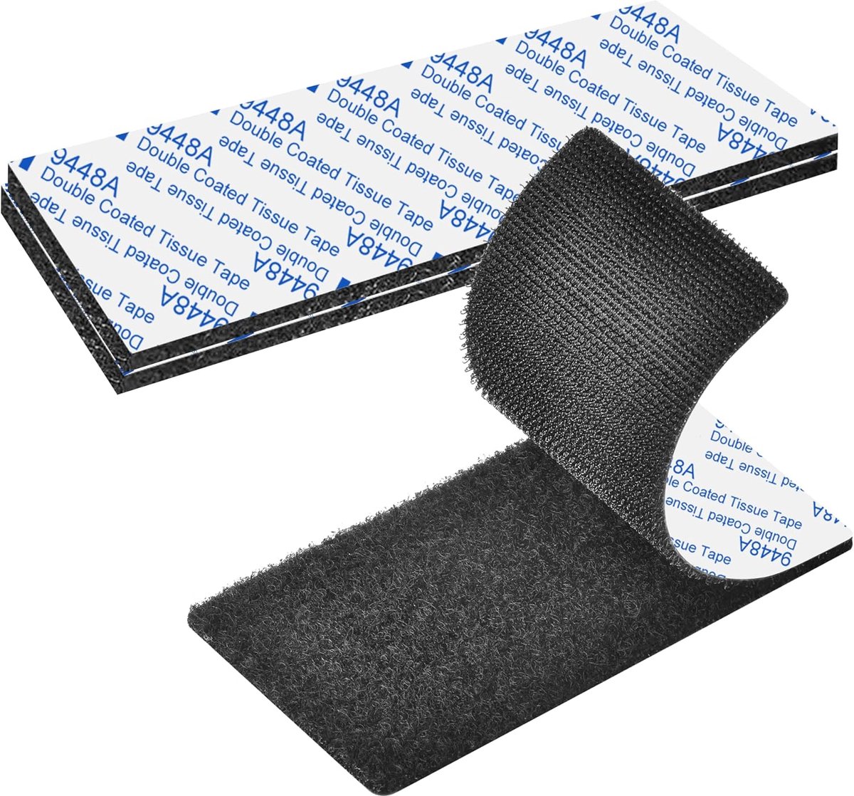Dubbelzijdige plakstrips 10cm x 20cm - zelfklevend - sterke hechting - ideaal voor foto’s ophangen - ShopVlot