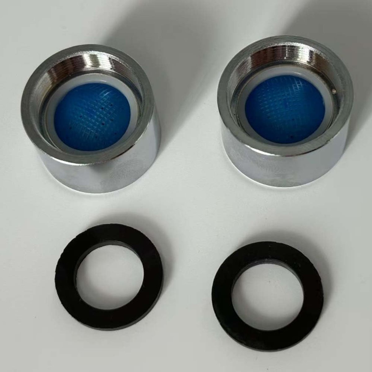 SnelShoppen - Vervangende Bubbler voor Keuken en Badkamer Kraan - Waterbesparende Aerator met NPT 24mm Draad - Hoogwaardig Messing en Chroom - 9 L/min