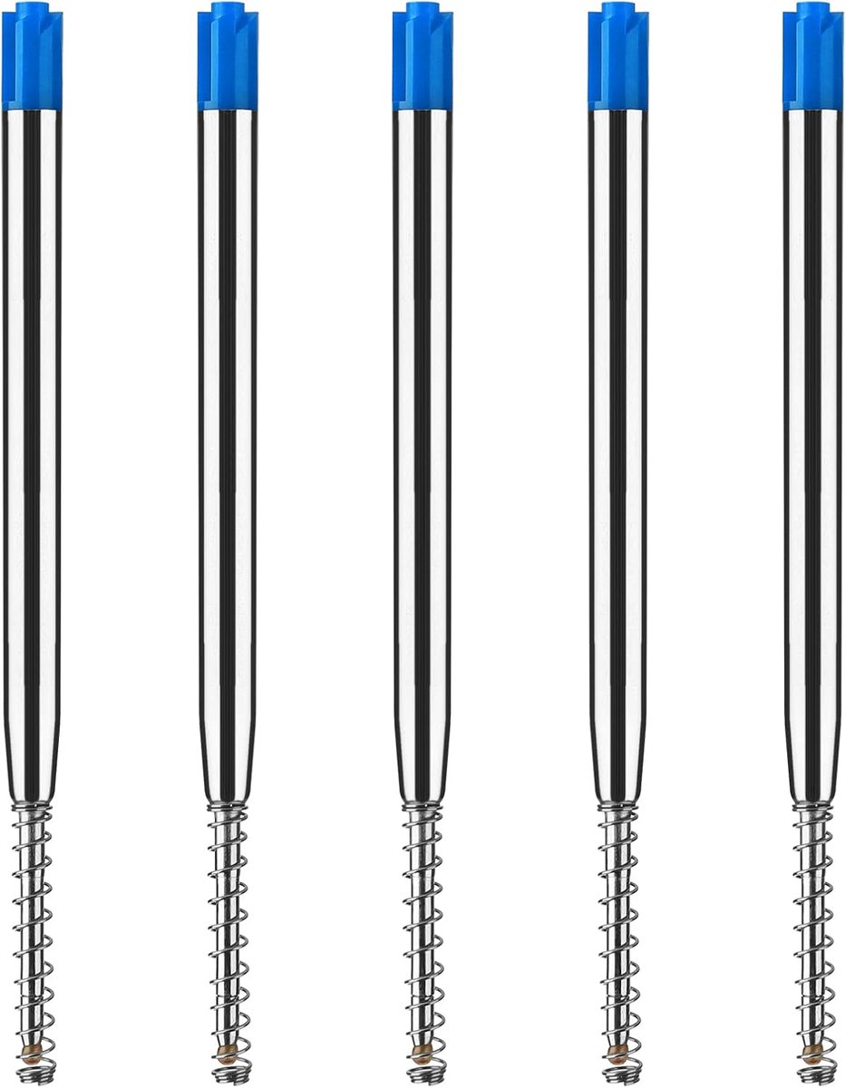Balpen navullingen 0.7mm - met metalen veer - soepel schrijven - ideaal voor school en kantoor - SnelShoppen