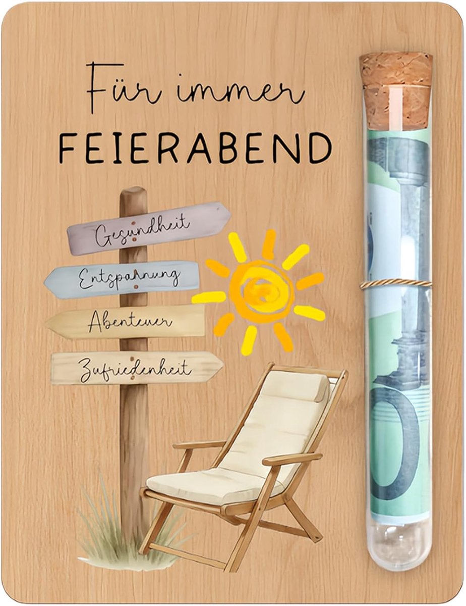 pensioen cadeau hout - ShopVlot
