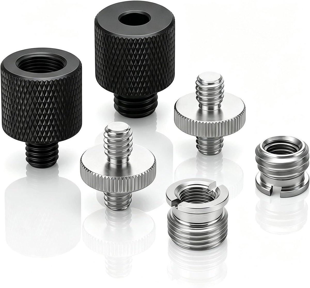 Tripod Adapter 1/4 naar 3/8 Inch - Aluminium - Geschikt voor camera's en microfoons - Duurzaam en roestbestendig - ShopVlot