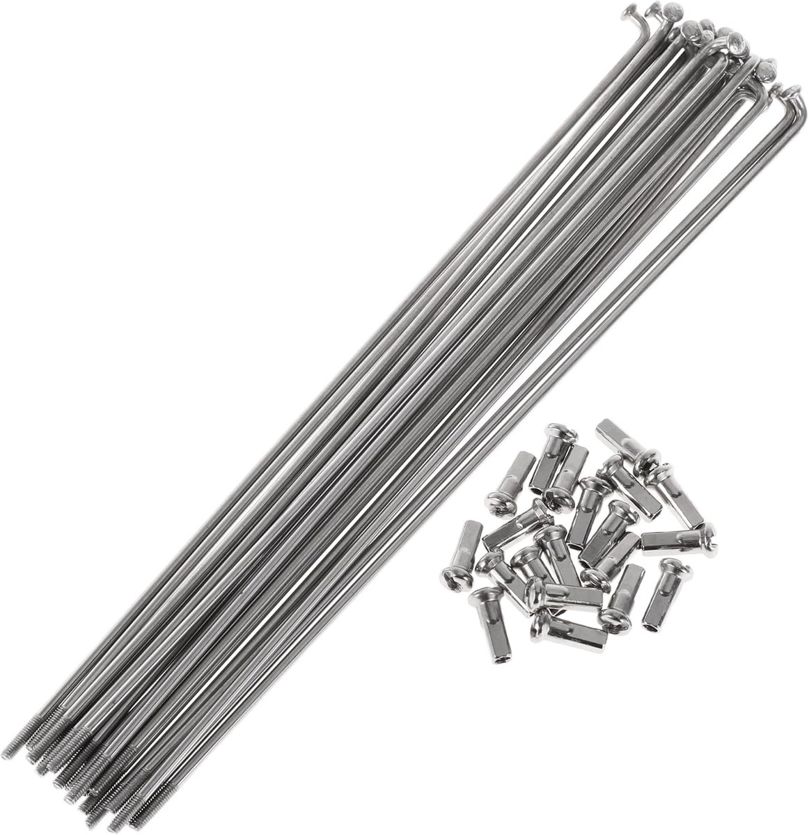 Fietsspaak Sets - Reserve Spaken - Wiel Reparatie - Roestvrij Staal 304 - 185 mm - Zilver