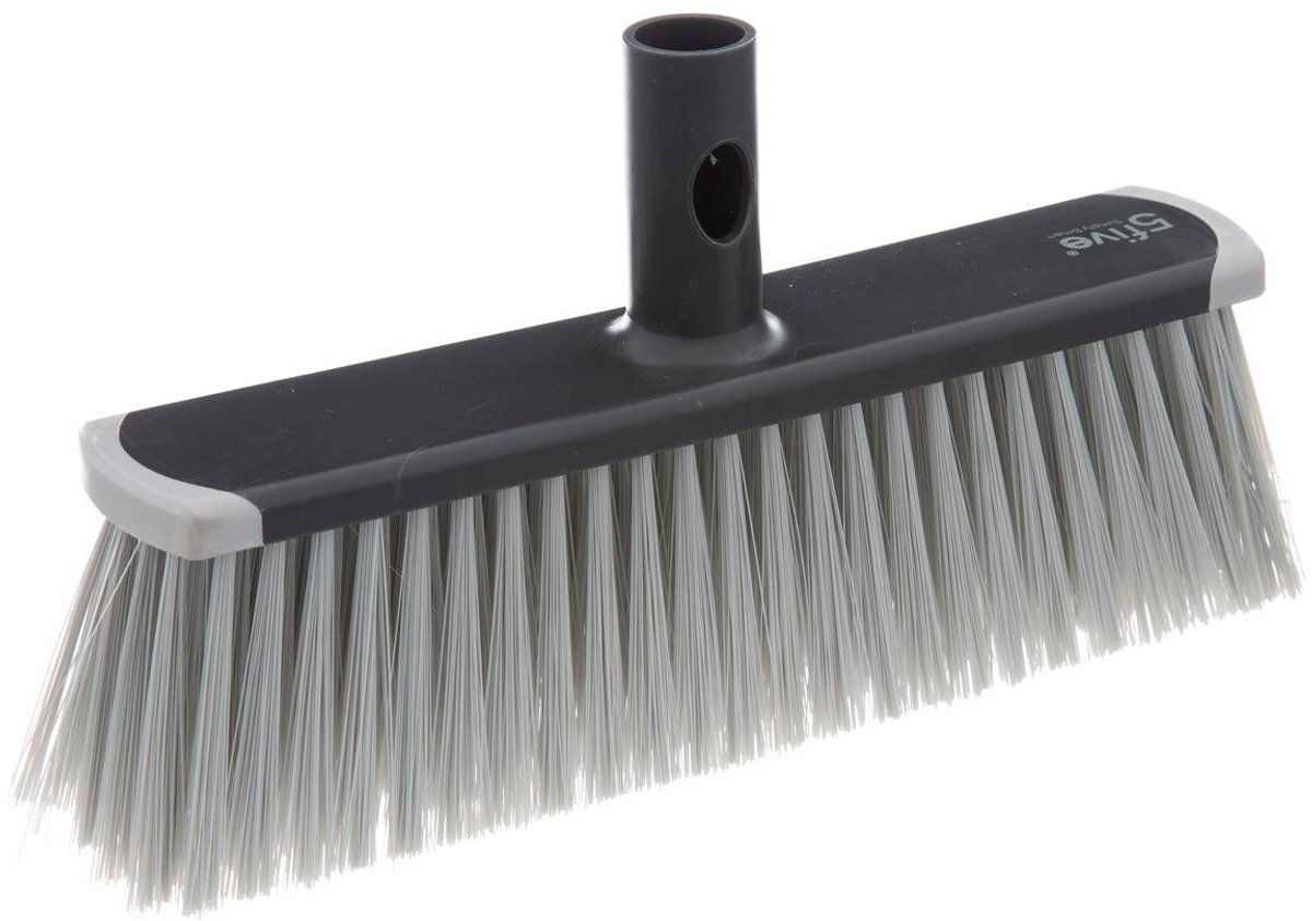 Click & Clean zachte bezem Five® - Grijs - Verstelbaar