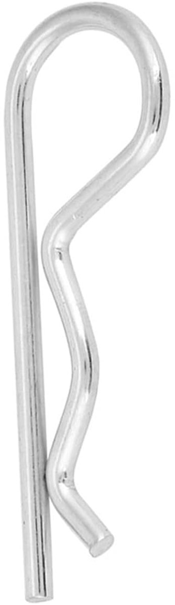SnelShoppen - 10 Stuks Zink B Type Splice Tractor Pin Clips Sluiting Assortiment 3.5 x 75mm - Sterke Stalen Bevestigingsmaterialen voor Auto en Tuin