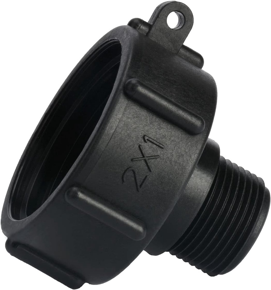 SnelShoppen - IBC Tank Adapter Plastic Slang Tap Connector S60X6 1" Grove Draad Water Aansluiting voor IBC Tonnage Ventiel met Witte Dichting