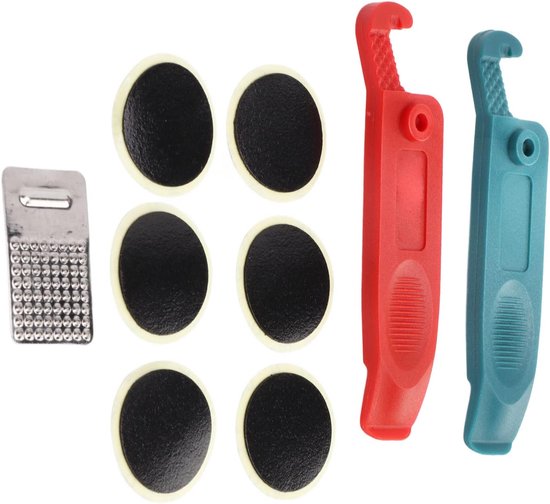 Fietsband Reparatiekit - Plakset Fietsband - Onderweg Repareren - Versterkte Nylon Hendel - 15 x 8 x 2 cm - Doorzichtig — afbeelding 3