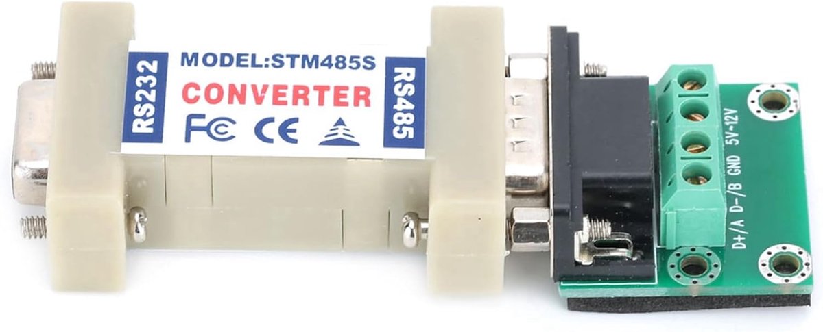 SnelShoppen - RS-232 naar RS-485 Communicatie Converter Adapter voor Industrie, EIA/TIA Compatibel, 1200 Meter Bereik, Duurzaam en Betrouwbaar